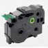 Banda compatibila Brother TZ-FX761 / TZe-FX761, 36mm x 8m, flexi, text negru / fundal verde