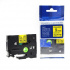 Banda compatibila Brother TZ-S621 / TZe-S621 9mm x 8m puternic adeziva, text negru / fundal galben