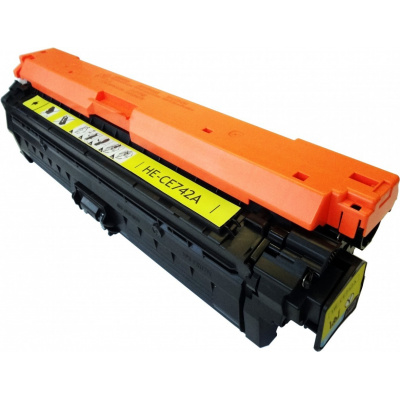 Toner compatibil cu HP CE742A galben (yellow) 