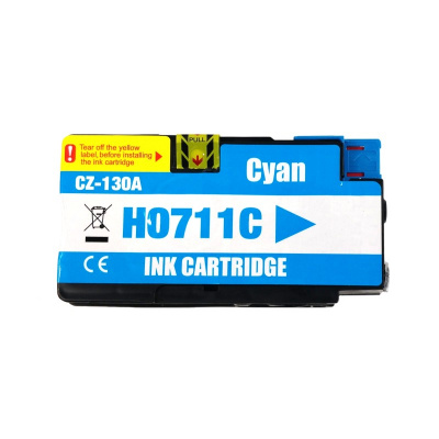 Cartus compatibil cu HP 711 CZ130A azuriu (cyan)