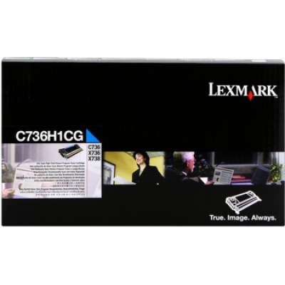 Lexmark C736H1CG azuriu (cyan) toner original