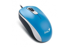 Genius Mouse DX-120 31010105108, 1200DPI, optical, 3tl., Cu fir USB, albastru, clasic