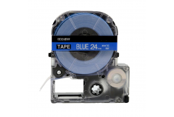 Epson LC-SD24BW, 24mm x 8m, text alb / fundal albastru, banda compatibila