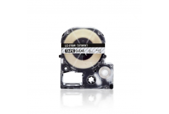 Epson LC-ST9KW, 9mm x 8m, text negru / fundal transparent, banda compatibila