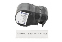 Brady M5C-1250-461 / 170877, 31.75 mm x 7.62 m, Poliester, text negru / fundal alb