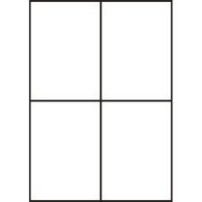 Etichete autoadezive 105 x 148 mm, 4 de etichete, A4, 100 coli