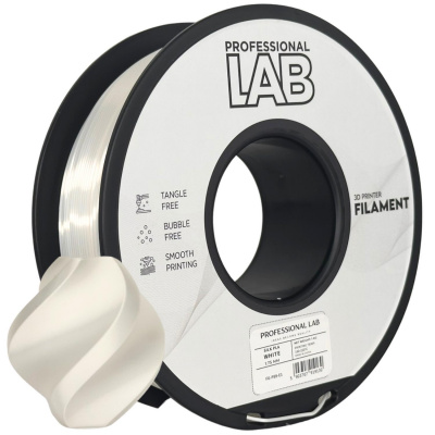 Professional Lab FG-P89-E1, 3D filament, PLA Silk, 1,75mm, 1000g, Alb (White)