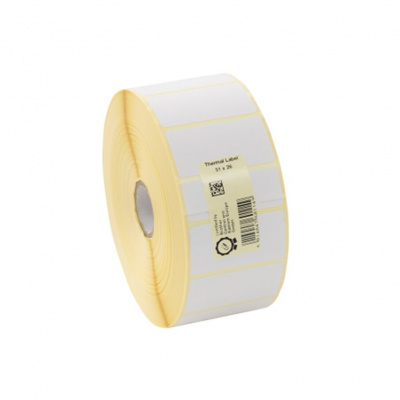 Brother LDE1E026051127P, 51mm x 26mm, original alb etichete de hartie, 3000 etichete