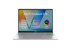 ASUS Vivobook S 16/M3607GA-OLED002W/AI7-445/16"/WUXGA/32GB/1TB/AMD int/W11H/Argintiu/2R