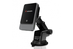 Verbatim 31862 suport pentru telefon pentru vehicule, cu încărcare wireless, tehnologie Qi, negru