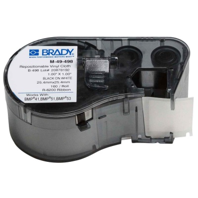 Brady M-49-498 / 131590, etichete 25.40 mm x 25.40 mm
