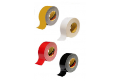 3M 389 Textil colorat Banda adezivă, 25 mm x 50 m 25 mm x 50 m negru/black