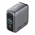 Încărcător Mini GaN VERBATIM cu afișaj 100W, 2xUSB-C, 1xUSB-A, gri