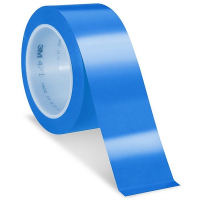 3M 471 Banda adeziva din PVC, 50 mm x 33 m, albastru