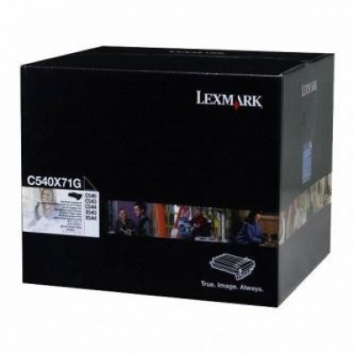 Lexmark drum original C540X71G, black, unit + negru developer, 30000 pagini, Lexmark C543, C54