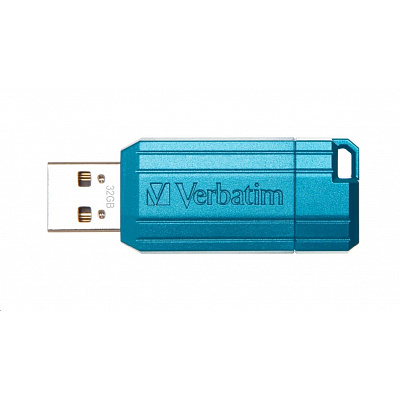 VERBATIM Flash Disk 32GB Store 'n' Go PinStripe, karibská albastru