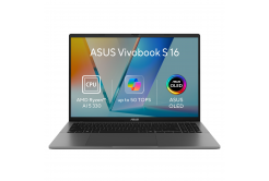 ASUS Vivobook S16/M3607KA-OLED056WZ/AI5-330/16"/WUXGA/32GB/512GB/AMD int/W11H/Gri/2R