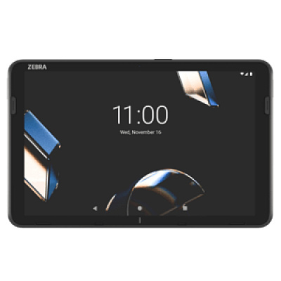 Zebra ET401, Tablet PC, Android, 10", 1920x1200 pixels, RAM: 6 GB, storage: 64 GB, 8 MP front / 16 MP rear camera, UHF, Wi-Fi 7, IP68, black