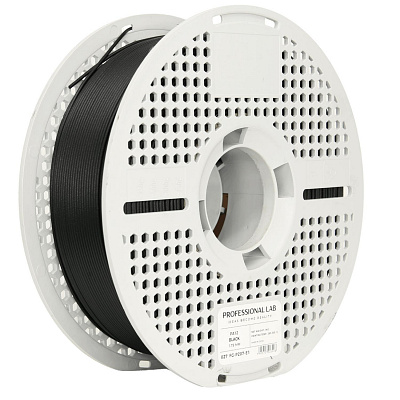 Professional Lab FG-P207-E1, 3D filament, nailon PA12, 1,75mm, 1000g, Negru (Black)