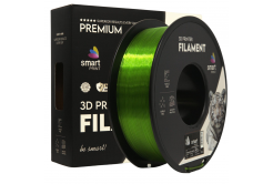 Smart Print FG-S198-E1, 3D filament, PETG, 1,75mm, 1000g, Verde transparent (Transparent green)