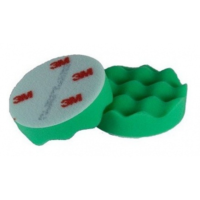 3M Perfect-It™ Burete de lustruire din spumă, verde, diametru 75 mm (50499)
