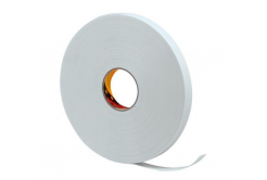 3M 9528W Spumă de montaj bandă dublu față, alb, 19 mm x 3 m