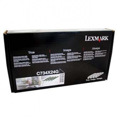 Lexmark C734X24G azuriu/purpuriu/galben/negru (cyan/magenta/yellow/black) drum original