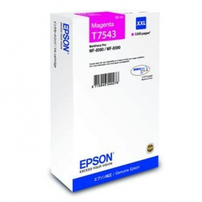 Epson T754340 T7543 XXL purpuriu (magenta) cartus original