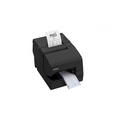 Epson TM-H6000V C31CG62204P0 USB, powered-USB, Ethernet, cutter, OPOS, ePOS, black Imprimanta de chitanțe