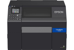 Epson ColorWorks C6500Ae (mk) C31CH77102MK, color imprimantă de etichete, cutter, disp., USB, Ethernet, black