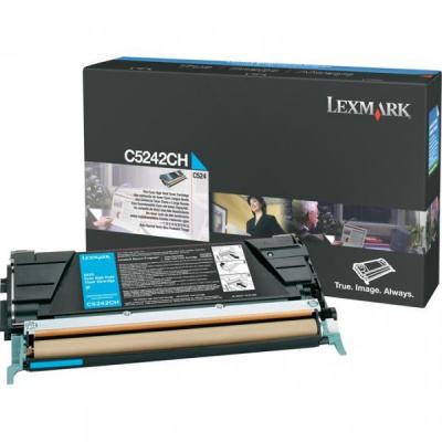 Lexmark C5242CH azuriu (cyan) toner original