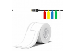 Niimbot 1EA01174501, 25x76mm, 200buc., alb etichete autoadezive pentru cabluri