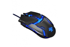 E-blue Mouse Auroza Type IM EMS602BKUS-IU, 4000DPI, Optical, 6tl., Cu fir USB, negru