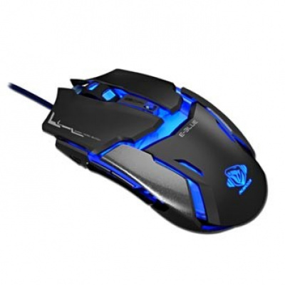 E-blue Mouse Auroza Type IM EMS602BKUS-IU, 4000DPI, Optical, 6tl., Cu fir USB, negru