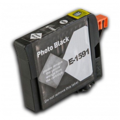 Epson T1591 negru foto (photo black) cartus compatibil