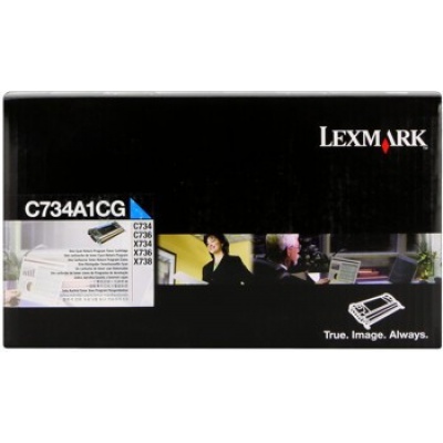 Lexmark C734A1CG azuriu (cyan) toner original