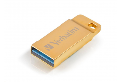 VERBATIM Flash Disk 16GB Metal Executive, USB 3.0, aurul, metalică