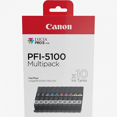 Canon PFI-5100 6951C009 set color original de cartuse de cerneală