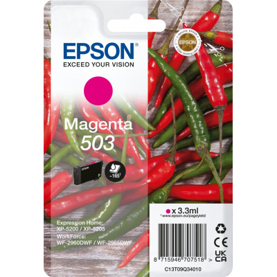Epson 503 T09Q340 C13T09Q34010 purpuriu (magenta) cartus original