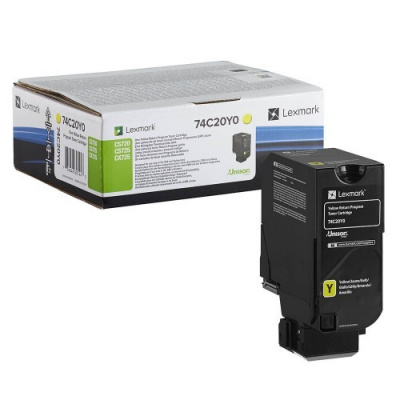 Lexmark 74C20Y0 galben (yellow) toner original