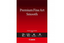 Canon Premium Fine Art Smooth 1711C011, 310 g/m2, A4, 25buc., mat, jet de cerneală, alb, hârtie fotografică