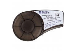 Brady M21-500-430-WT-CL / 139747, bandă din poliester, 12.70 mm x 6.40 m