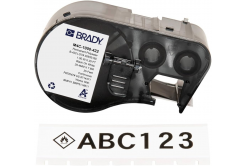 Brady M4C-1000-422 / 170734, 25.40 mm x 7.62 m, Poliester, text negru / fundal alb