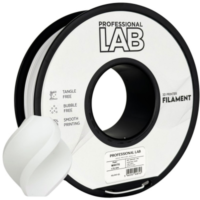 Professional Lab FG-P47-E1, 3D filament, PLA+, 1,75mm, 1000g, Alb (White)