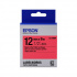 Epson LabelWorks LK-4RBP C53S654007 12mm x 9m, text negru / fundal rosu pastel, banda original