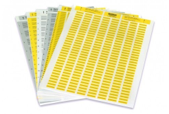 Partex PLL015006D4SM etichete din poliester 15x6 mm, galben A4, 10x484buc.