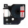 Banda compatibila Dymo 40915, S0720700, 9mm x 7m text rosu / fundal alb