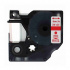 Banda compatibila Dymo 40915, S0720700, 9mm x 7m text rosu / fundal alb