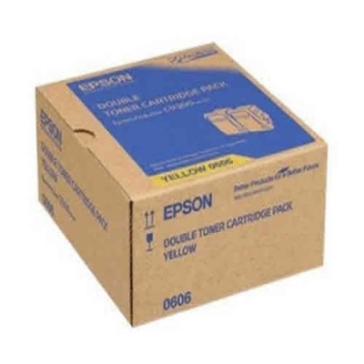 Epson C13S050606 dualpack galben (yellow) toner original
