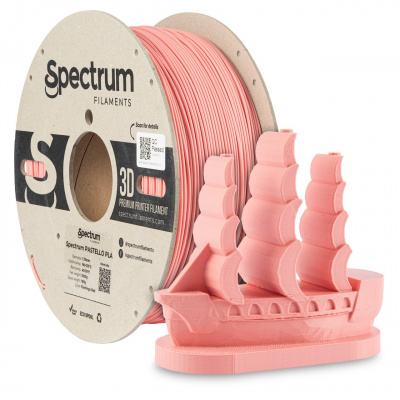 Spectrum 80730 3D filament, pastello PLA, 1,75mm, 1000g, Roșu (Flamingo red)